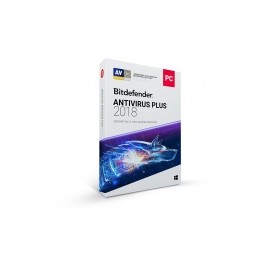 Bitdefender Antivirus Plus 2018, 3 Usuarios, 1 Año, Windows