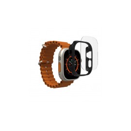 Zagg Mica Protectora InvisibleShield Glass Fusion 360, 49mm, Negro, para Apple Watch Ultra